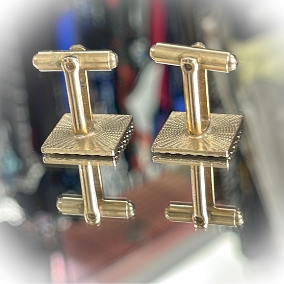 💕Beautiful Silvertone Vintage Cufflinks💕 - Picture 4 of 6